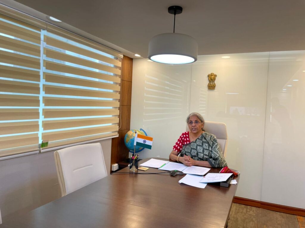 Finance Minister Smt. Nirmala Sitharaman assures ramp up in supply of Oxygen & Remdesivir to States
