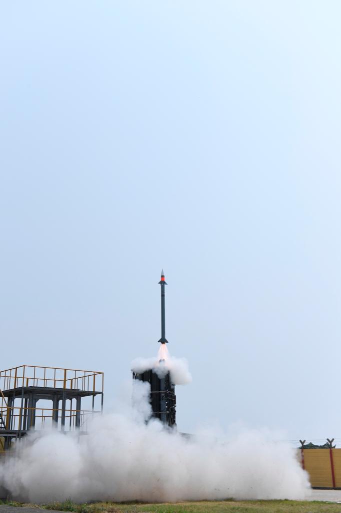 DRDO successfully flight tests Indian Army version of Medium Range Surface to Air Missile off Odisha coast DRDO successfully flight tests Indian Army version of Medium Range Surface to Air Missile off Odisha coast