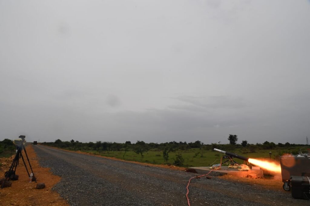 DRDO successfully flight-tests indigenously developed MPATGM for minimum range DRDO successfully flight-tests indigenously developed MPATGM for minimum range