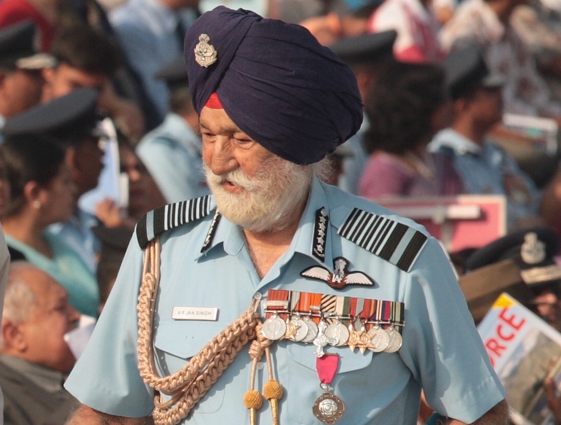 IAF PAYS TRIBUTE TO THE MARSHAL OF AIR FORCE ARJAN SINGH DFC IAF PAYS TRIBUTE TO THE MARSHAL OF AIR FORCE ARJAN SINGH DFC