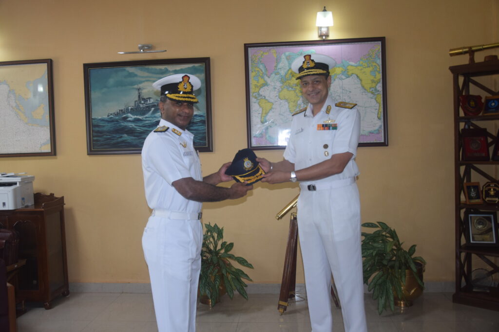 Rear Admiral S Venkat Raman Takes Charge of Naval War College At Goa Rear Admiral S Venkat Raman Takes Charge of Naval War College At Goa