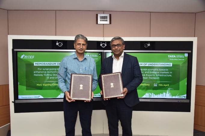 RITES, Tata Steel to jointly explore integrated infra services RITES, Tata Steel to jointly explore integrated infra services