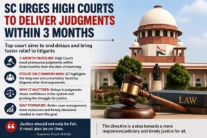 When Justice Speaks on Time: SC Sets 3-Month Rule
