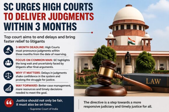 When Justice Speaks on Time: SC Sets 3-Month Rule