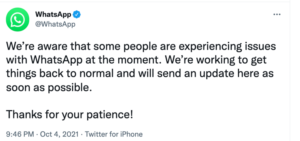 WhatsApp, Instagram, Facebook Down Globally WhatsApp, Instagram, Facebook Down Globally