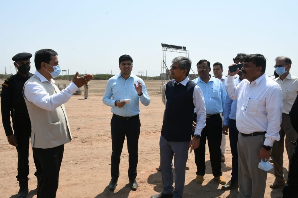 Union Minister of Ayush Sarbananda Sonowal visits location of groundbreaking for world’s first Global Centre for Traditional Medicine