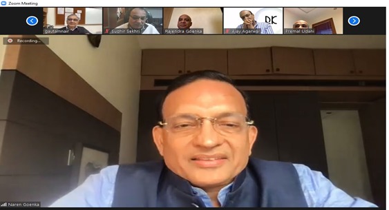 Shri Narendra Goenka takes over as new Chairman of AEPC, Shri Narendra Goenka takes over as new Chairman of AEPC,