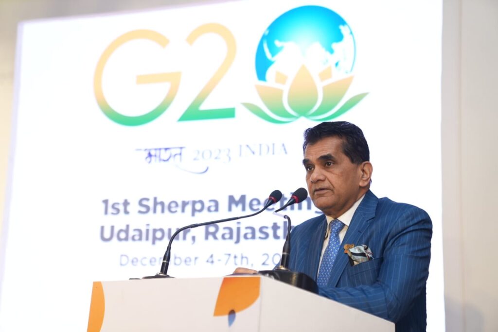 The 1st Sherpa Meeting of India’s G20 Presidency begins today in the historic city of Udaipur, Rajasthan The 1st Sherpa Meeting of India’s G20 Presidency begins today in the historic city of Udaipur, Rajasthan