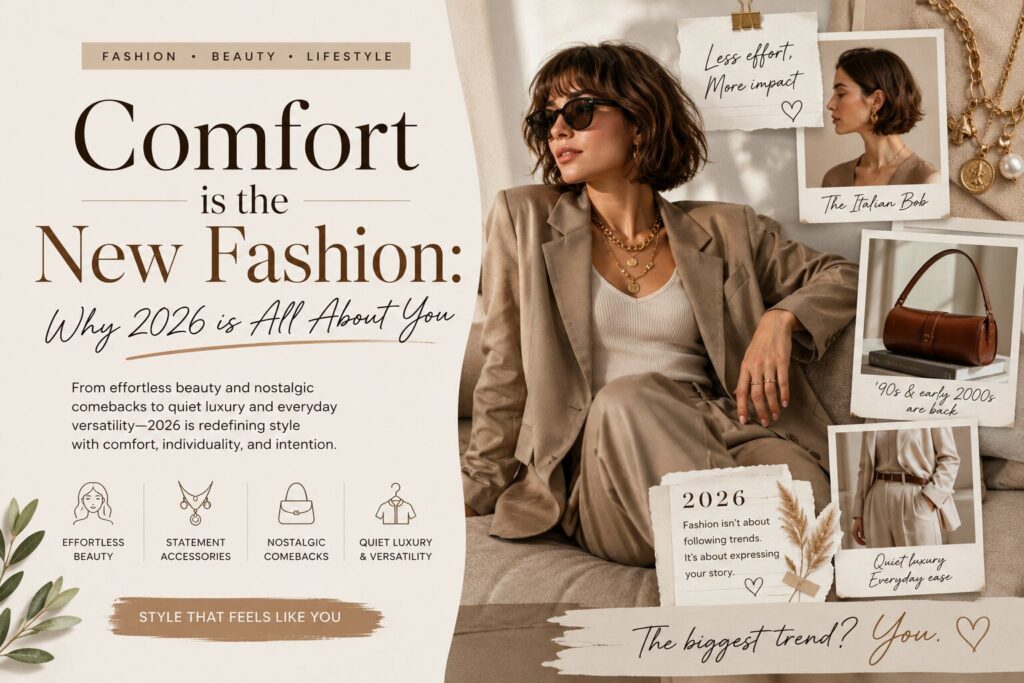 Comfort is the New Fashion: Why 2026 is All About You