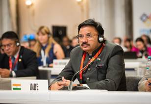 Shri Devusinh Chauhan holds a bilateral talk with his Russian counterpart Shri Devusinh Chauhan holds a bilateral talk with his Russian counterpart