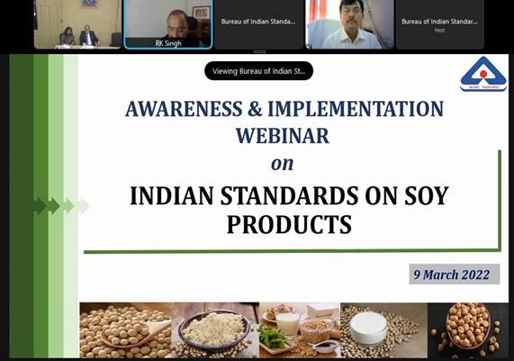 Soy product manufacturers are encouraged to take BIS certification for use of Standards Mark (ISI mark) Soy product manufacturers are encouraged to take BIS certification for use of Standards Mark (ISI mark)