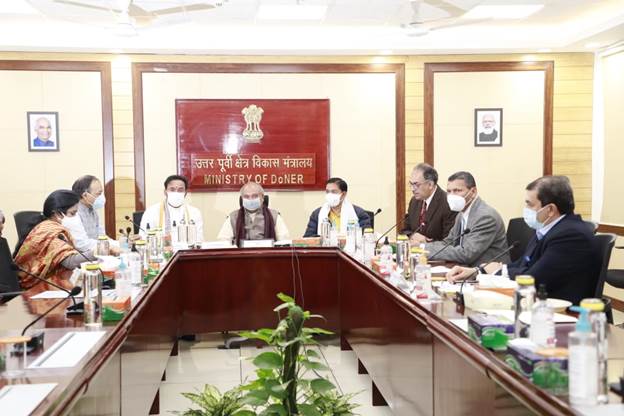Union Minister Shri Narendra Singh Tomar and Shri G. Kishan Reddy review the progress of various schemes Union Minister Shri Narendra Singh Tomar and Shri G. Kishan Reddy review the progress of various schemes