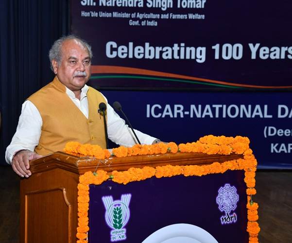 Union Agriculture Minister inaugurates centenary year celebrations of National Dairy Research Institute Union Agriculture Minister inaugurates centenary year celebrations of National Dairy Research Institute