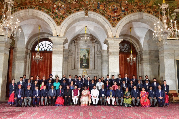 President of India presents National Service Scheme Awards for the year 2020-21 President of India presents National Service Scheme Awards for the year 2020-21