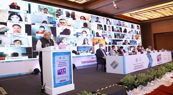 ECI hosts 2 day International Virtual Election Visitors Programme (IVEP) 2021 on April 5-6, 2021 ECI hosts 2 day International Virtual Election Visitors Programme (IVEP) 2021 on April 5-6, 2021
