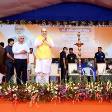 Union Home and Cooperation Minister Shri Amit Shah addressed the Kisan Sammelan in Ahmedabad, Gujarat today Union Home and Cooperation Minister Shri Amit Shah addressed the Kisan Sammelan in Ahmedabad, Gujarat today