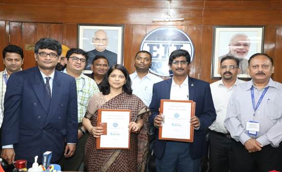 CSIR-CSIO, Chandigarh & Engineers India Limited (EIL), New Delhi inked an agreement for joint commercialization of Earthquake Warning System CSIR-CSIO, Chandigarh & Engineers India Limited (EIL), New Delhi inked an agreement for joint commercialization of Earthquake Warning System
