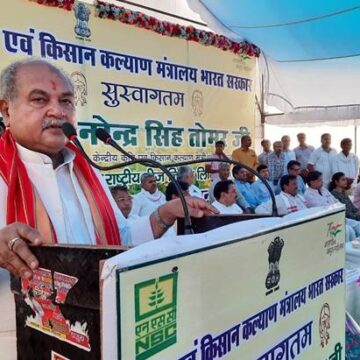 Union Agriculture Minister lays the foundation stone of NSC’s organic seed farm in Morena