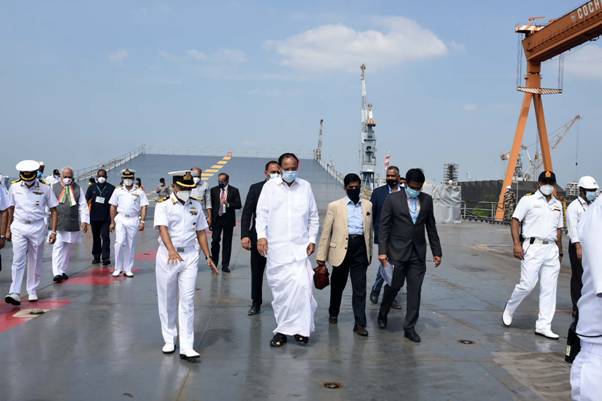 Vice President visits INS Vikrant, India’s indigenous aircraft carrier Vice President visits INS Vikrant, India’s indigenous aircraft carrier