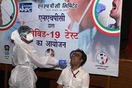 NHPC conducts Covid – 19 test and vaccination camp at NHPC Corporate Office NHPC conducts Covid – 19 test and vaccination camp at NHPC Corporate Office