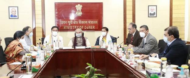 A meeting to review the progress of various schemes of the Government of India in the Agriculture sector A meeting to review the progress of various schemes of the Government of India in the Agriculture sector