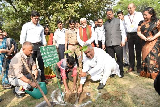 From Minister to Officials, Media to people, everyone plants together 75 saplings From Minister to Officials, Media to people, everyone plants together 75 saplings