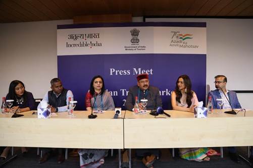 Ministry of Tourism highlights the different Tourism products of India at the 2nd day of Arabian Travel Market, Dubai -2022 Ministry of Tourism highlights the different Tourism products of India at the 2nd day of Arabian Travel Market, Dubai -2022