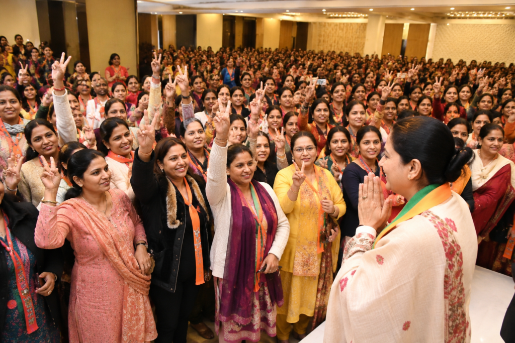 Chandigarh BJP Mahila Morcha Strengthens Base as Over 500 Women Join Party Sonam Verma says increased participation of women will boost organizational strength and grassroots outreach in Chandigarh