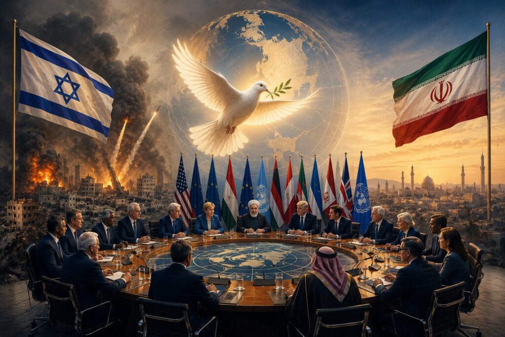 Diplomacy Against Disaster: World Leaders Push to Calm Israel-Iran Crisis Diplomacy Against Disaster: World Leaders Push to Calm Israel-Iran Crisis