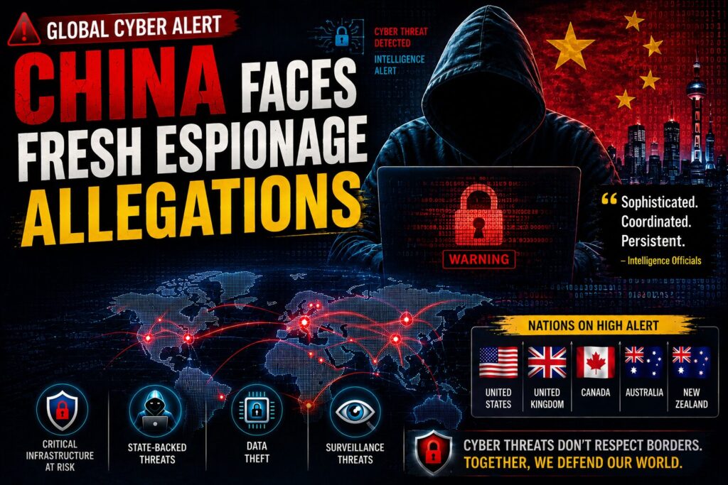 Global Cyber Alert: Fresh Espionage Allegations Put China Under International Spotlight