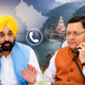 Punjab Chief Minister Bhagwant Mann speaks with Uttarakhand Chief Minister Pushkar Singh Dhami over a phone call regarding the Rudraprayag dispute and efforts for a peaceful resolution.