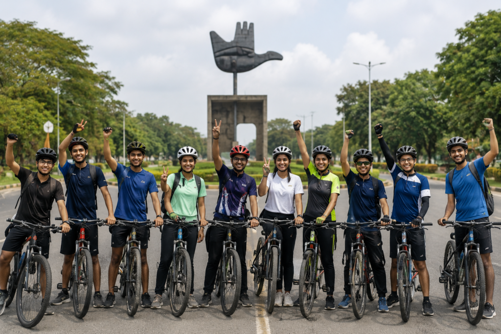 Chandigarh Students Successfully Complete 425-km Cycling Expedition Youth Cyclists Showcase Endurance, Teamwork and Fitness During Long-Distance Adventure Journey