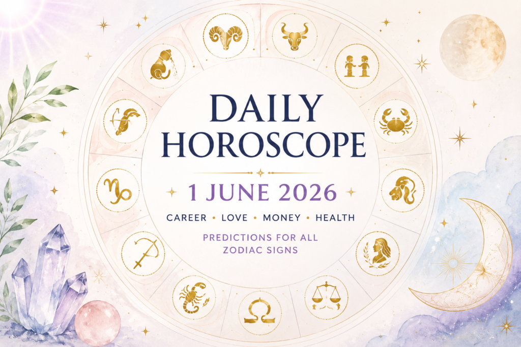 Your Horoscope Today: What the Stars Say for June 1, 2026