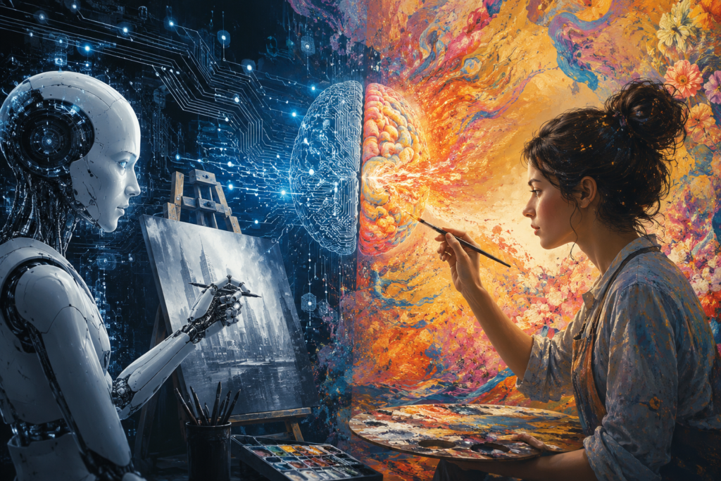 Can Technology replace Human Creativity what machines can't replace