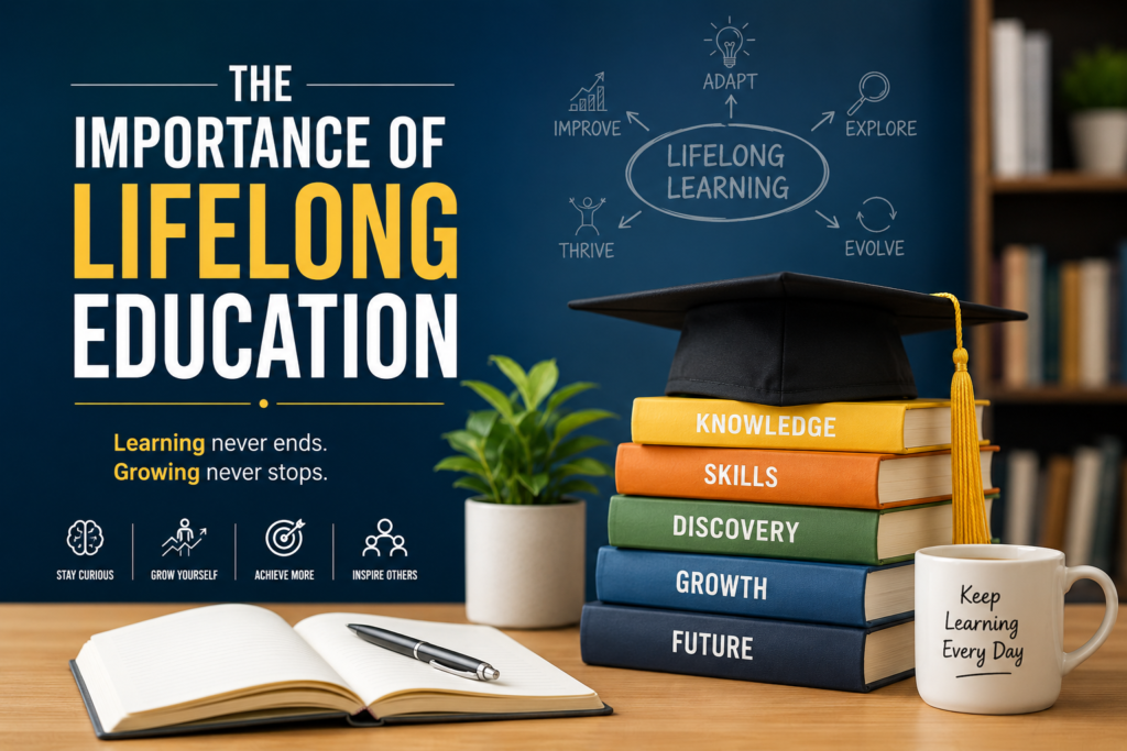 Education is important of life lonf