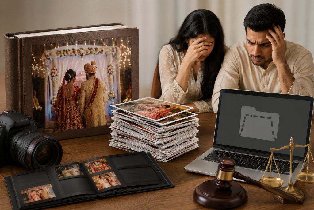 ChatGPT Image Jun 11, 2026, 01_24_40 PM Consumer court awards ₹25,000 compensation for mental stress after photographer fails to deliver 200 wedding images