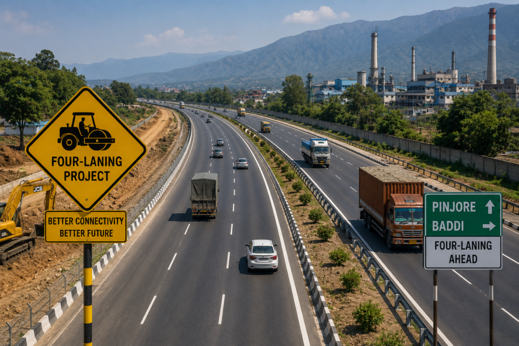 Pinjore-Baddi NH Four-Laning Project Back on Track, Bids to Open on June 16
