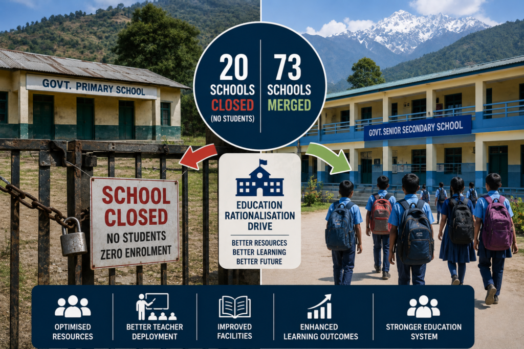 Himachal Closes 20 Schools with No Students, Merges 73 Others in Education Rationalisation Drive