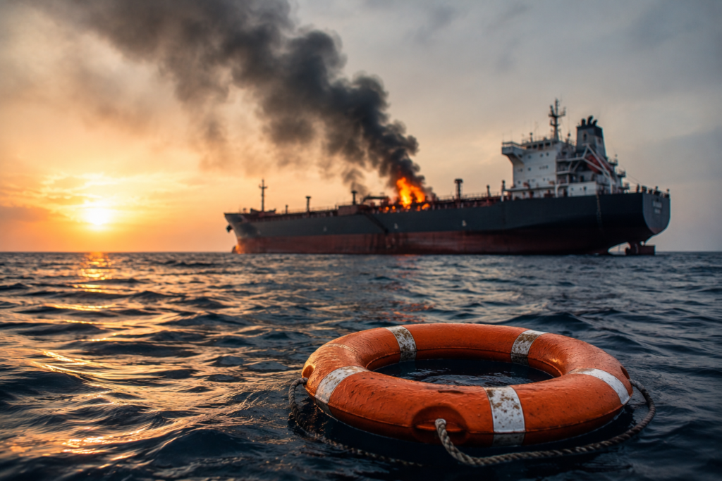 Two Indian Crew Members Killed, One Missing After Strike on Merchant Vessel Near Oman