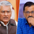 Political leaders addressing media amid a growing political debate in Punjab over allegations of divisive politics.