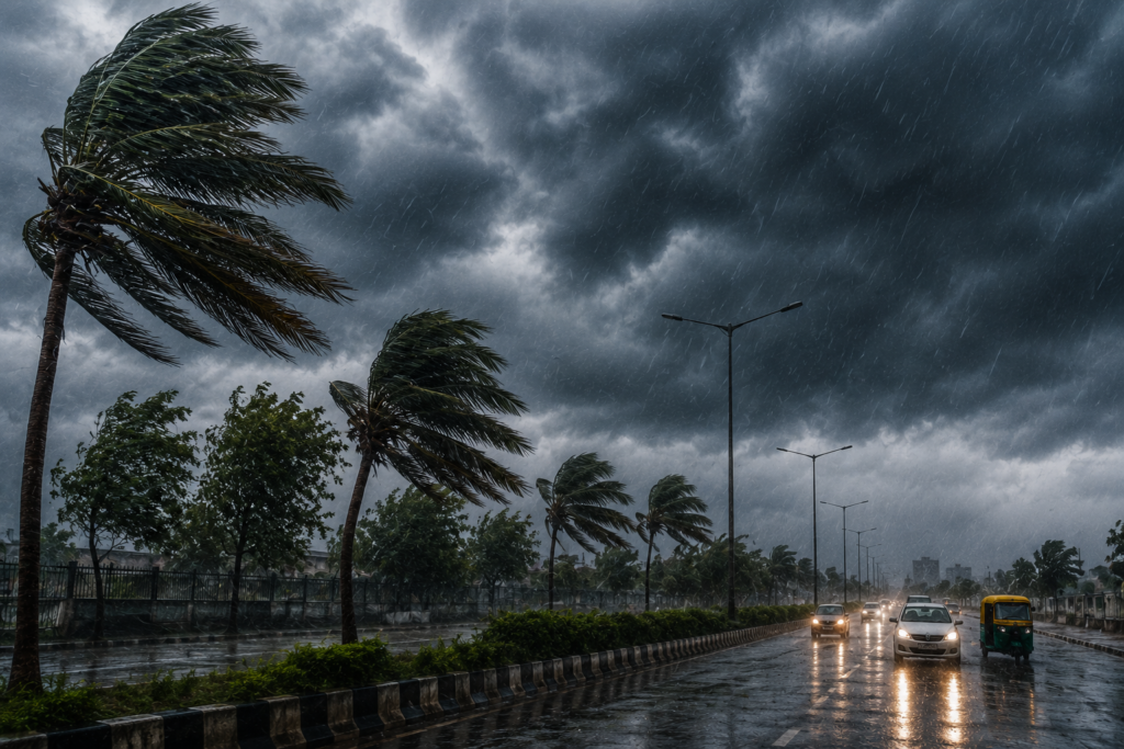 IMD Issues 3-Day Storm and Rain Alert for Haryana-NCR, Winds Up to 70 km/h Expected