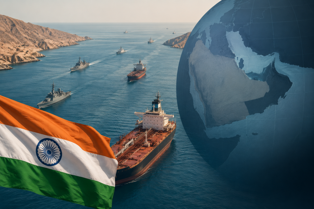 ChatGPT Image Jun 12, 2026, 11_05_36 AM India May Join Global Mission to Protect Strait of Hormuz, Say French Sources
