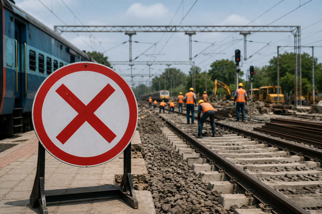ChatGPT Image Jun 12, 2026, 11_30_31 AM Track Renovation in Haryana Disrupts Rail Services; Four Trains Cancelled Until July