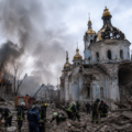 Deadly Russian attacks damage a historic cathedral and deepen Ukraine’s humanitarian crisis.