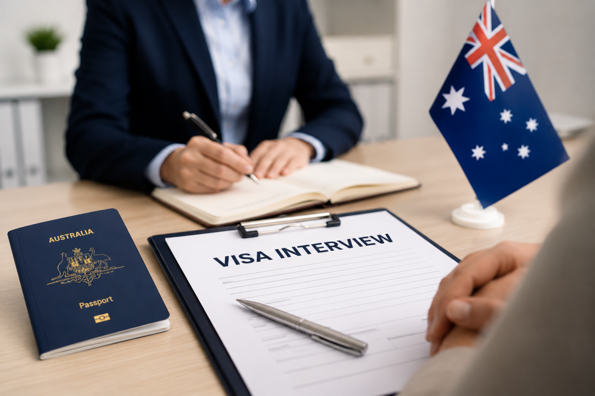 ChatGPT Image Jun 15, 2026, 12_15_50 PM Australia Visa Interview Guide: Questions, Tips and Preparation