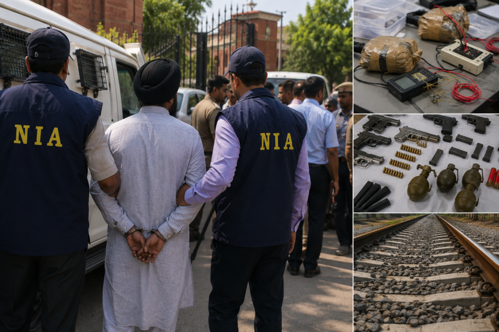 NIA Arrests Gurjinder Baba in Shambhu Railway Blast Case, Gets 8-Day Remand Investigators to probe alleged foreign links and wider terror conspiracy behind the railway track explosion.