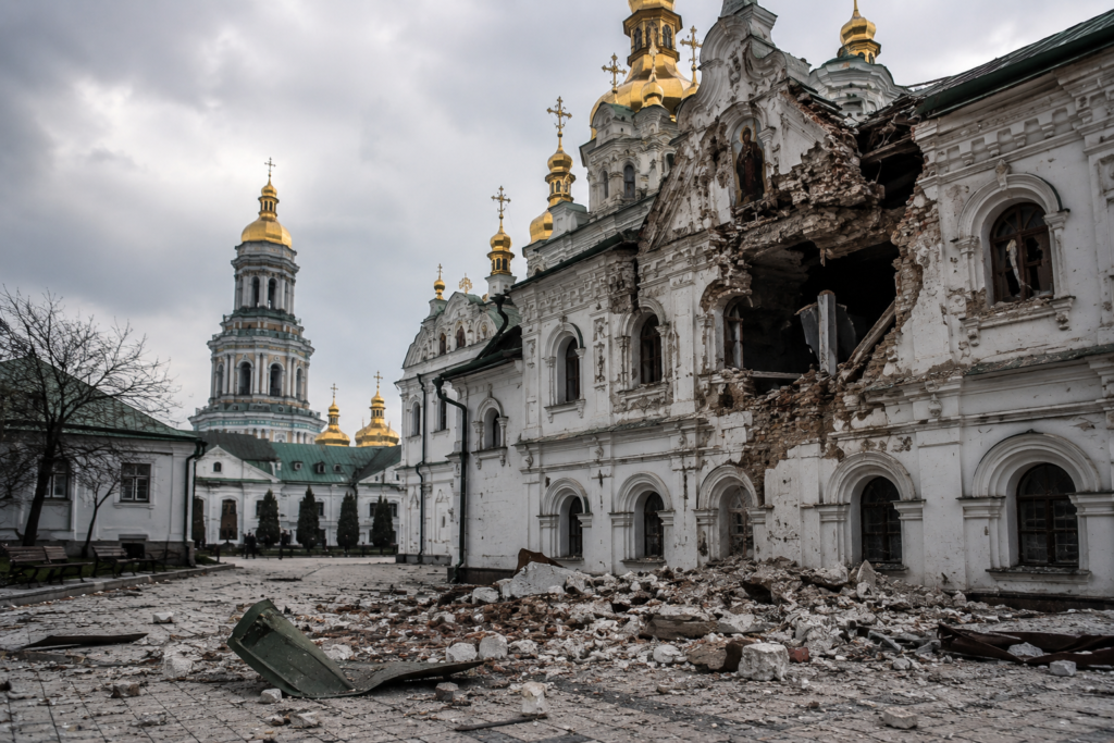 Historic Kyiv Monastery Damaged as Russian Strike Sparks International Concern