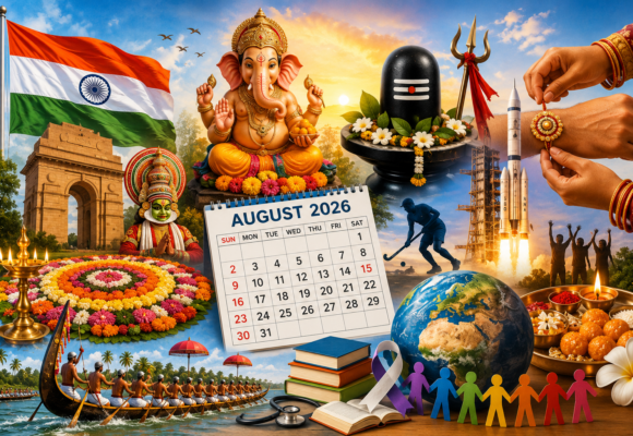 August 2026 Special Days: Complete List of Festivals, National and International Observances