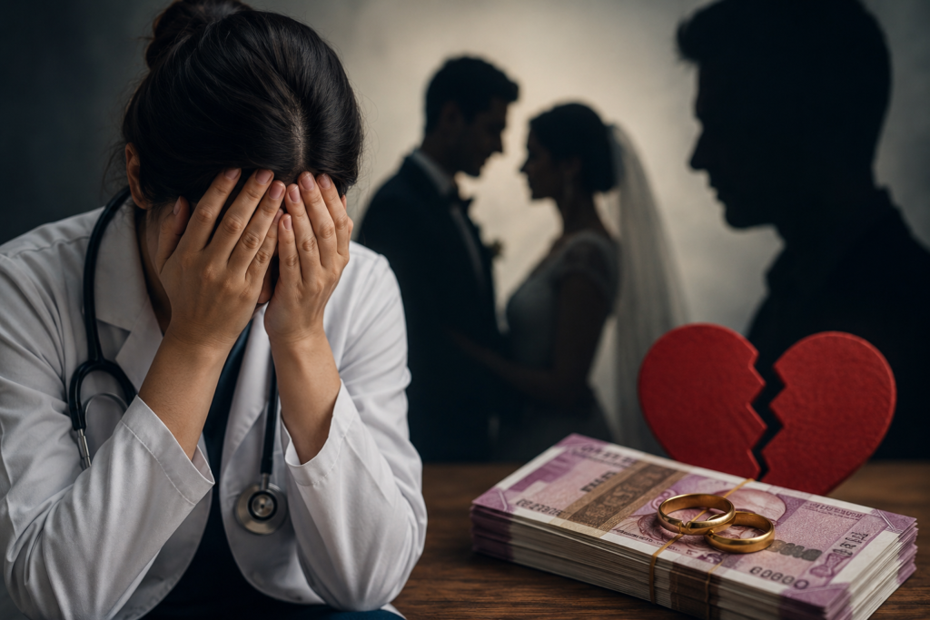 ChatGPT Image Jun 8, 2026, 12_14_47 PM Woman Doctor Allegedly Duped of ₹1.5 Million After Marriage Based on False Claims