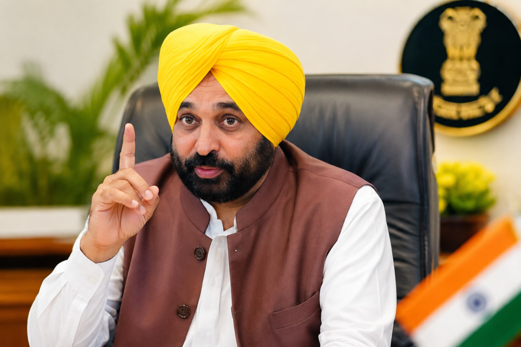 ChatGPT Image Jun 9, 2026, 11_20_02 AM Punjab CM Bhagwant Mann Highlights Transparent Recruitment, Says 67,000+ Jobs Given on Merit